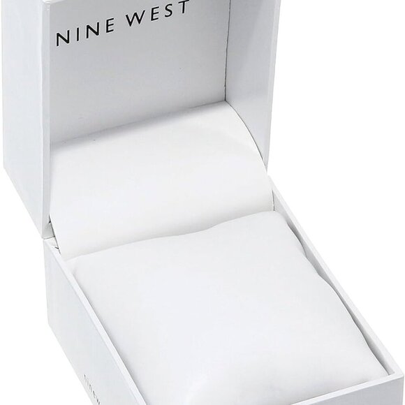 Premium Women's Gunmetal Grey Mesh Watch with Adjustable Buckle & Floral Design - Picture 6 of 6